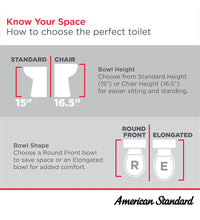 Cadet® Two-Piece Pressure Assist 1.6 gpf/6.0 Lpf Chair Height Elongated EverClean® Toilet