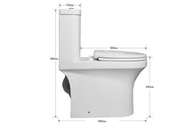 Plaza A002 Skirted Dual Flush Toilet