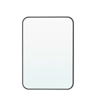 Rounded Corner Rectangle Black Mirror