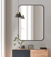 Rounded Corner Rectangle Black Mirror