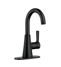 Moen Mikah Single Handle Lavatory Faucet in Matte Black