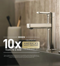 Moen Beric Chrome one-handle bathroom faucet