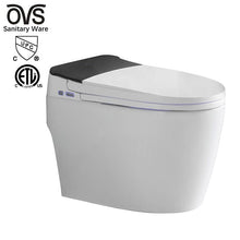 Milan Smart Toilet in White & Black
