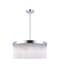 Monaco 6 Light 58" High Crystal Drum Chandelier