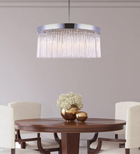Monaco 6 Light 58" High Crystal Drum Chandelier