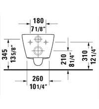 Duravit D-Neo Complete Wall-Hung Toilet Kit