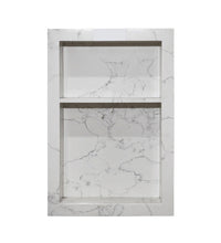 Bathroom Shower Shampoo Quartz Niche with Shelf - S