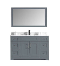 Grey Framed Mirror