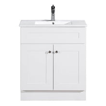Newport 30” MDF Vanity 2-Door w/ Quartz Countertop