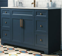 48″ Solid Wood Vanity in Midnight Blue