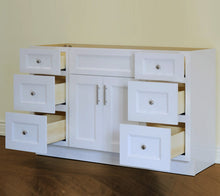 48″ Solid Wood Vanity in White Shaker