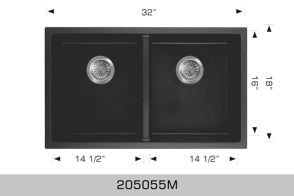 Bosco 205055 Undermount Double Sink AAR Plumbing and Heating Supply