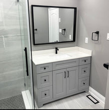 48″ Solid Wood Vanity in London Fog