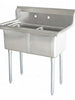 Omcan 2-Compartment Sink