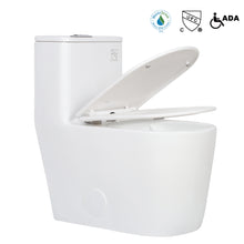 Milan 1-Piece Skirted Dual Flush Toilet