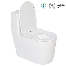 Milan 1-Piece Skirted Dual Flush Toilet