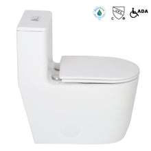 Milan 1-Piece Skirted Dual Flush Toilet