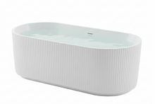 Fluted Freestanding Bath Tub 59"