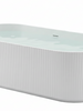 Fluted Freestanding Bath Tub 59