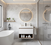 Orin 30” Wall Hung White Vanity