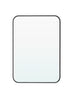 Rounded Corner Rectangle Black Mirror