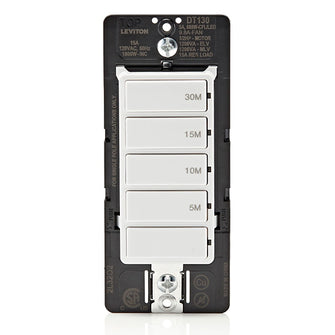 Leviton Decora In-Wall 30-Minute Countdown Timer Switch, 15A