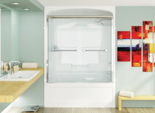 Mirolin L-SERIES Silver Plain Sliding Tub Door