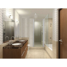 Mirolin Swing Shower Door Plain Silver, SD series