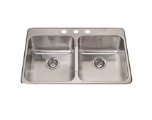 Kindred QDL5279-20S-3 Double Top Mount Sink