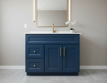 30" Solid Wood Vanity in Blue Shaker