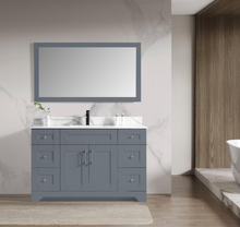 Framed Mirror, Grey