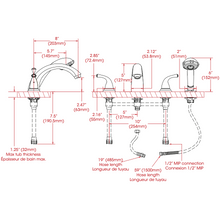 Belanger 44DT Brass 2 Lever Handle Roman Bathtub Trim