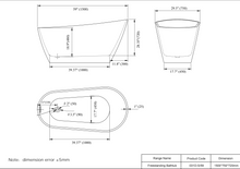 Elisse 031D Banana Freestanding Bath Tub
