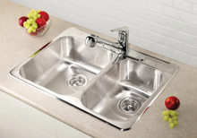 Blanco Horizon 1 Hole Drop-in Stainless Steel Kitchen Sink