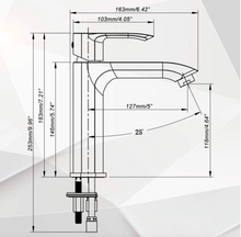 Kodaen Slim Single Hole Bathroom Faucet - F11125