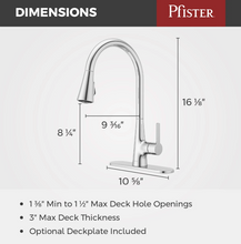 Pfister Pfirst Modern 1-Handle Pull-Down Kitchen Faucet