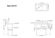 Omcan 2-Compartment Sink