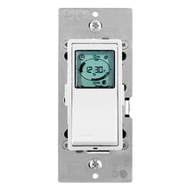 Leviton Decora Vizia 24-Hour Programmable Timer Light Switch, White