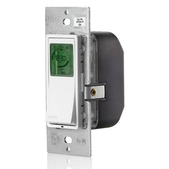 Leviton Decora Vizia 24-Hour Programmable Timer Light Switch, White