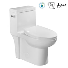 Milan 1-Piece Skirted Single Flush Toilet