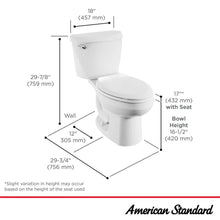 American Standard Reliant Elongated Toilet