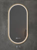 LED Oval Framed Mirror
