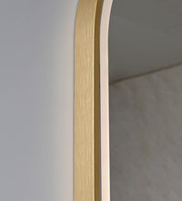 LED Oval Framed Mirror