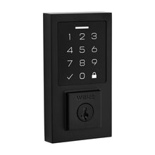 Weiser Smartcode Deadbolt Contemporary Touchpad in Black