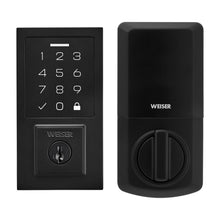 Weiser Smartcode Deadbolt Contemporary Touchpad in Black