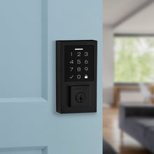 Weiser Smartcode Deadbolt Contemporary Touchpad in Black