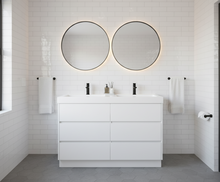 Oakmere 48” Double Sink White Vanity