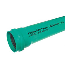 PVC Solid Sewer Pipe - White/Green