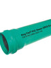 PVC Solid Sewer Pipe - White/Green