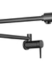 Delta Contemporary Wall Mount Pot Filler in Black